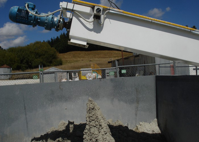 無軸螺旋輸送機現場